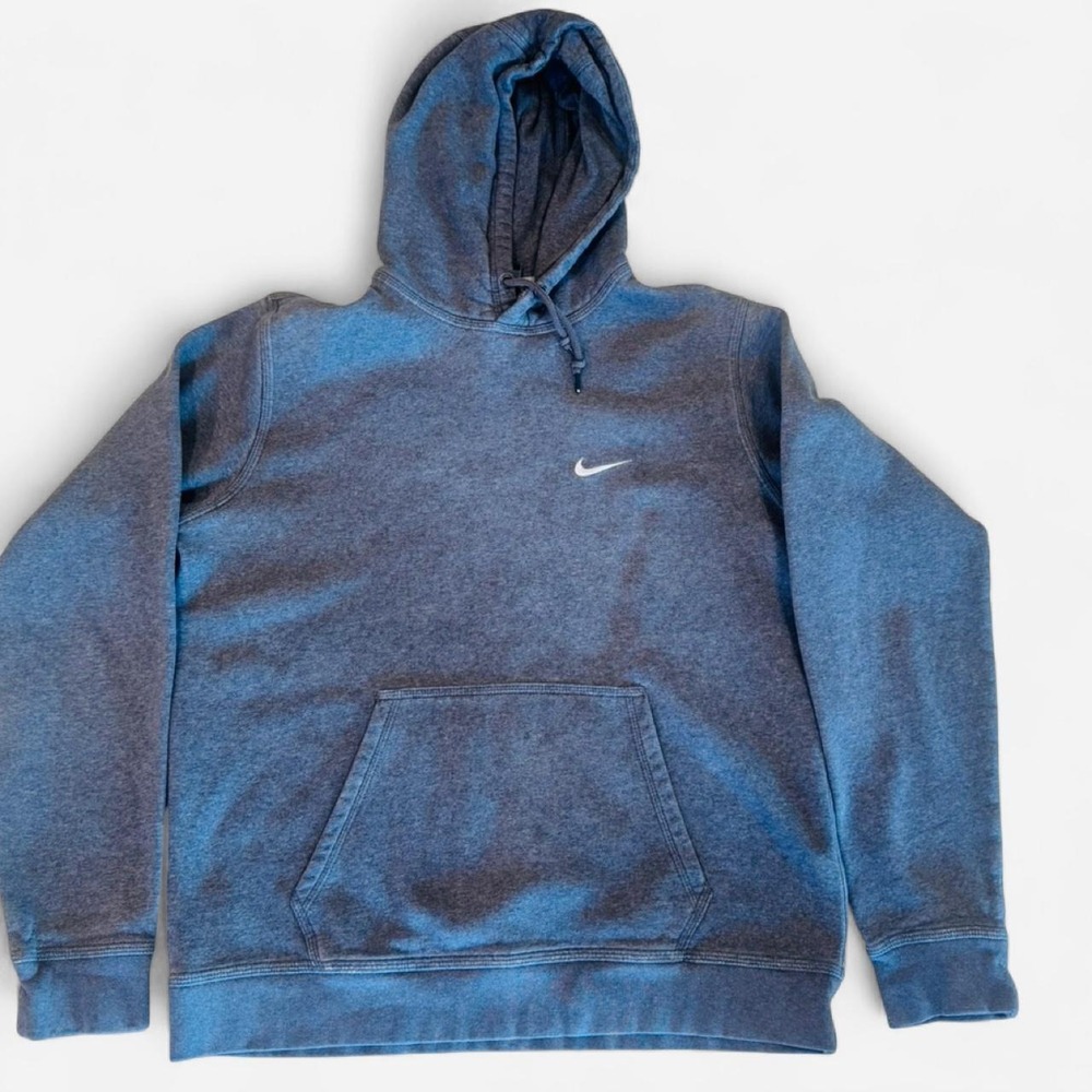 Nike Center Swoosh Hoodie Heather Grey Fleece